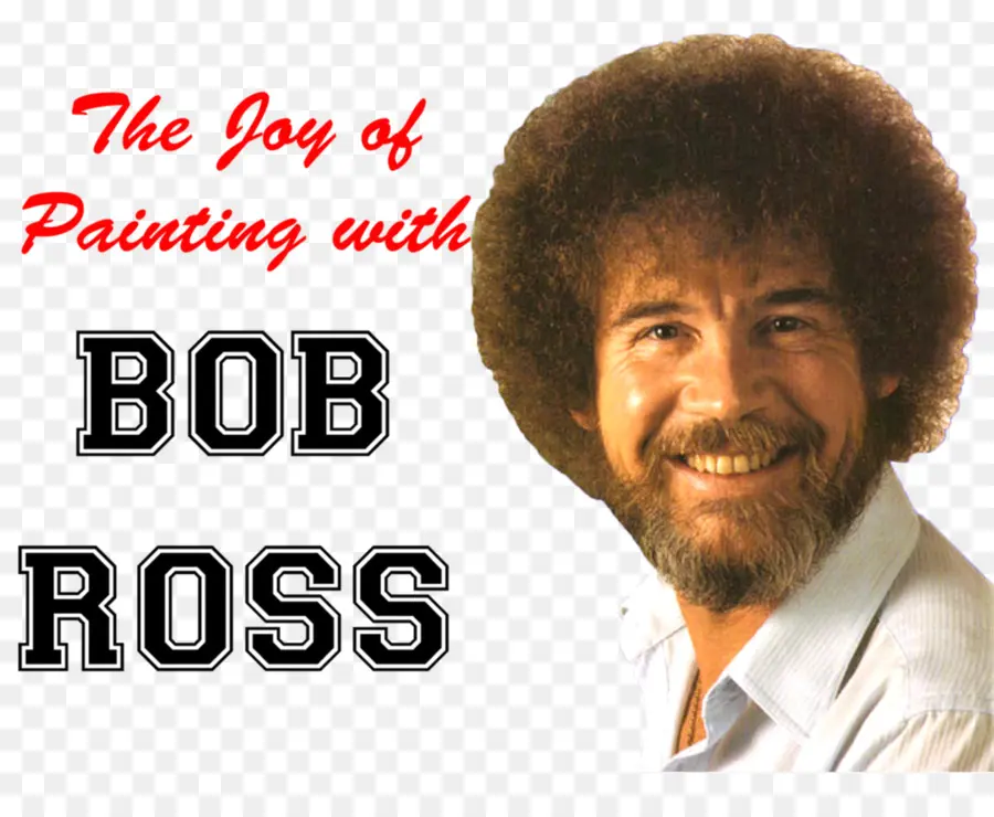 Bob Ross，La Alegría De La Pintura PNG