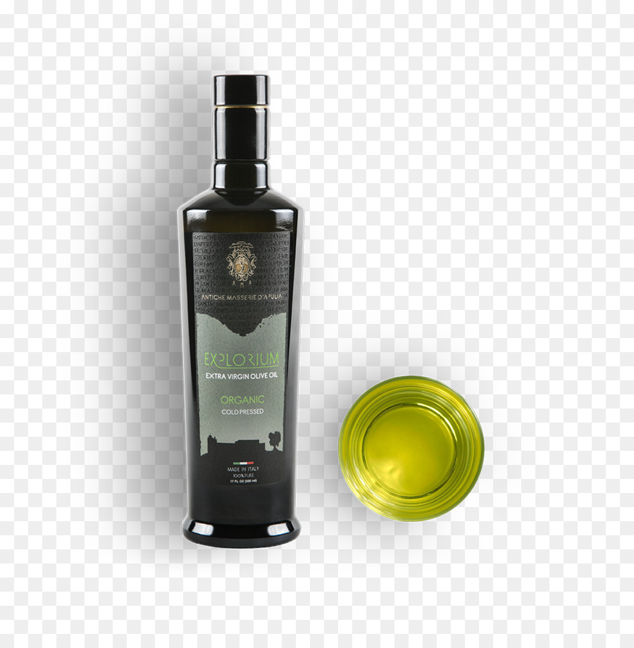 Botella De Aceite De Oliva，Verde PNG