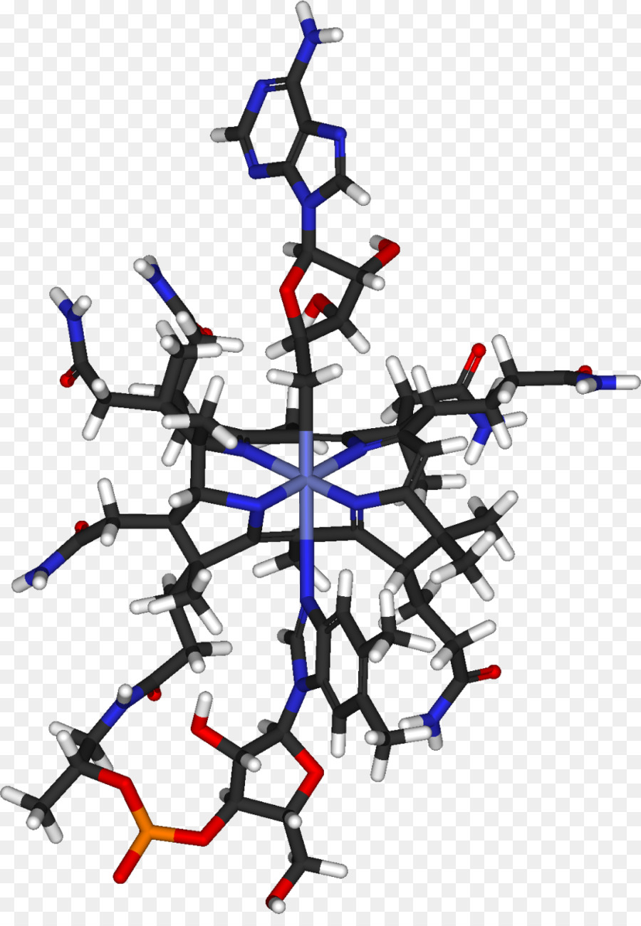 Adenosylcobalamin，La Vitamina B12 PNG