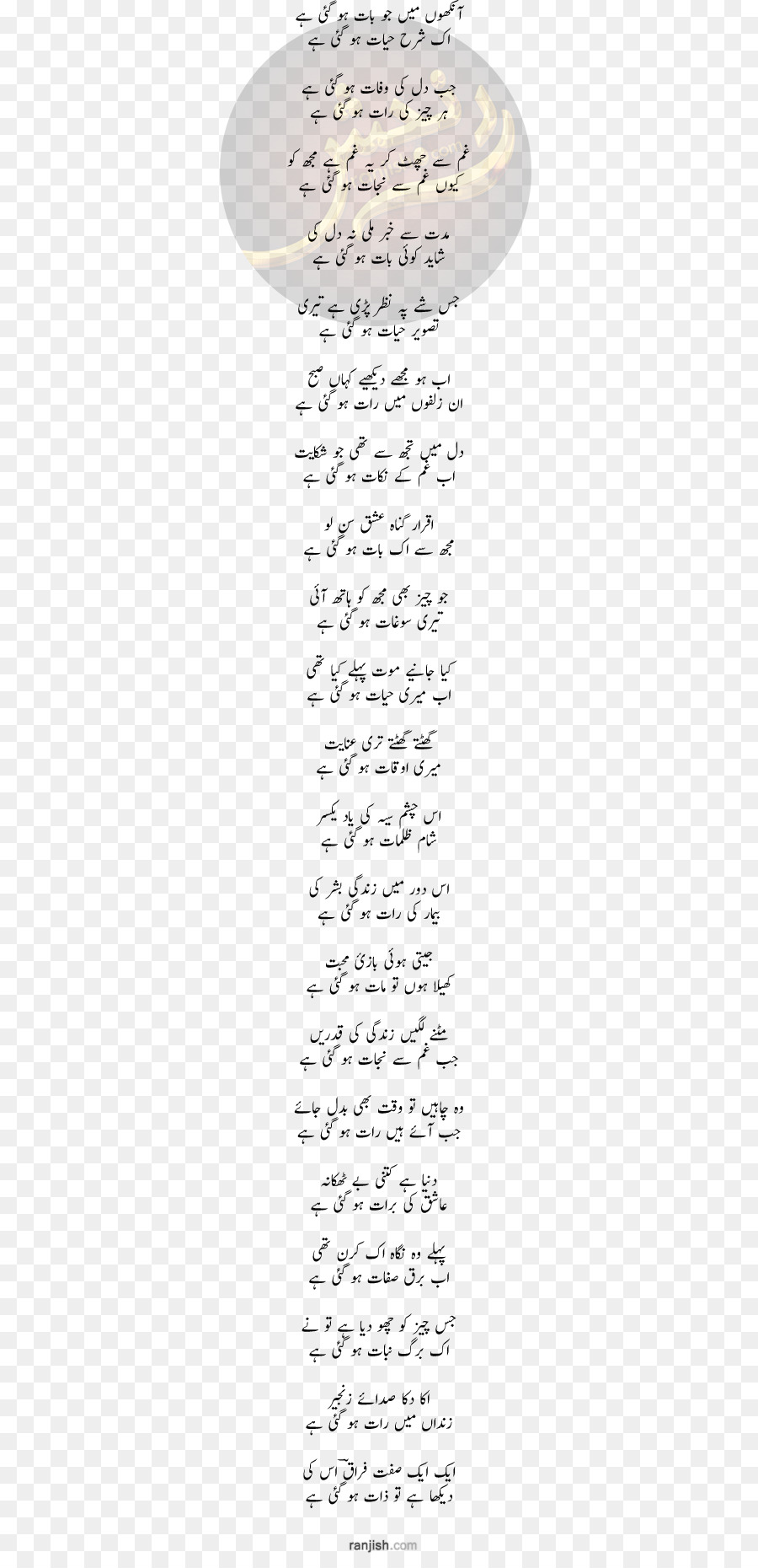 La Poesía Urdu，La Poesía PNG