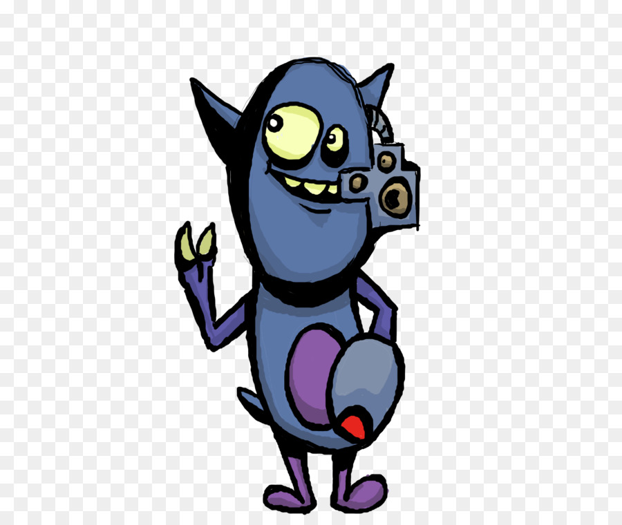 Alien Azul Con Gadgets，Extranjero PNG