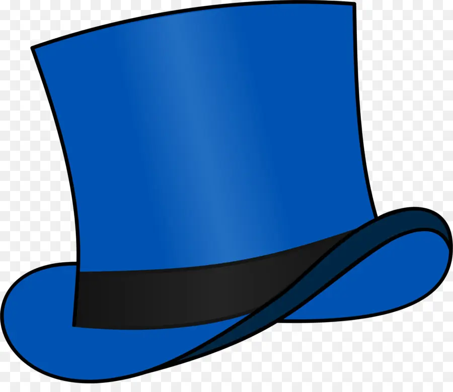 Sombrero De Copa Azul，Moda PNG