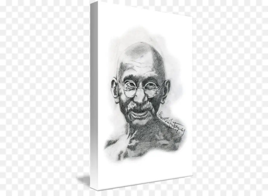 Bosquejo De Gandhi，Dibujo PNG