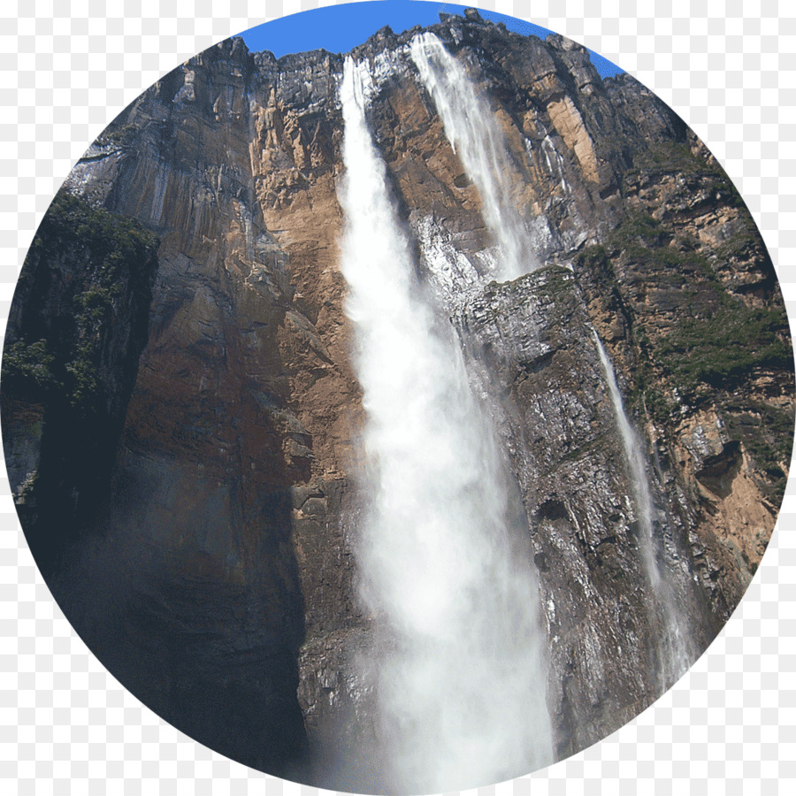 El Salto ángel，El Monte Roraima PNG