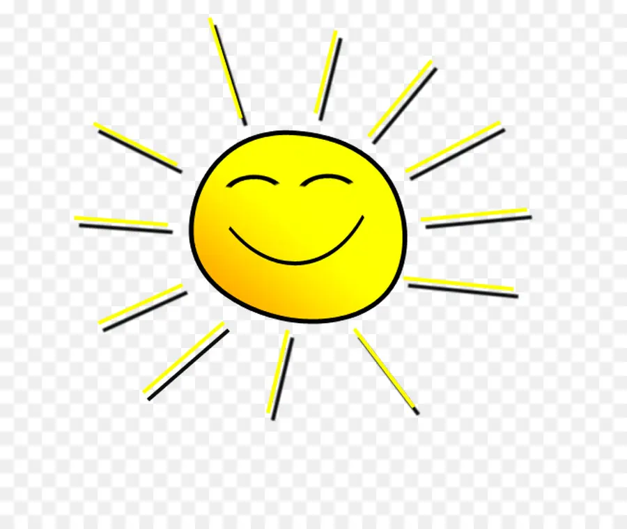 Sol Sonriente，Luz Solar PNG