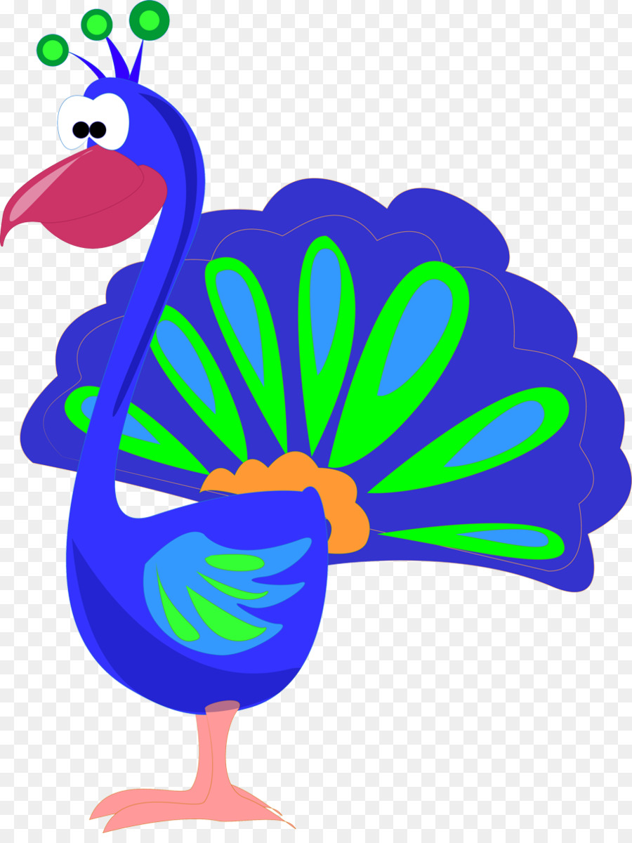 Pavo Real De Dibujos Animados，Pájaro PNG