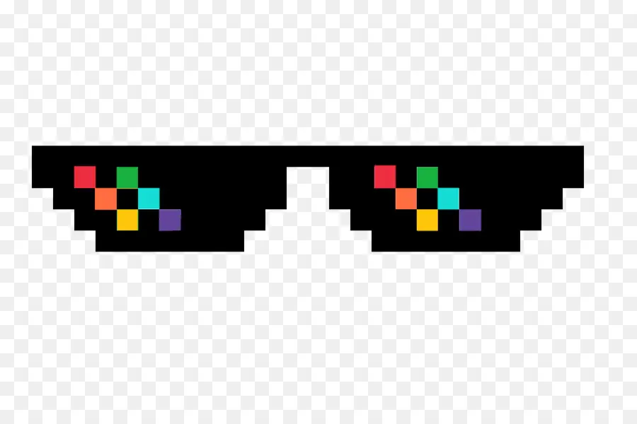 Gafas De Sol，Pixelado PNG