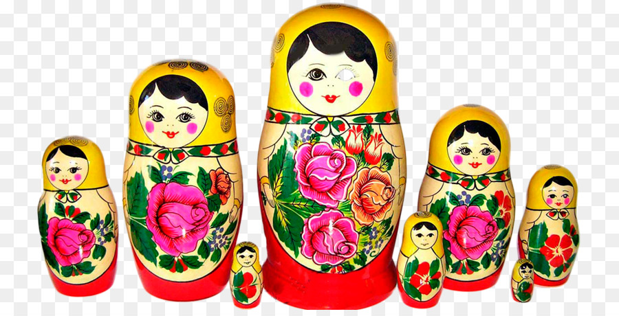 Matryoshka Muñeca，Toy PNG