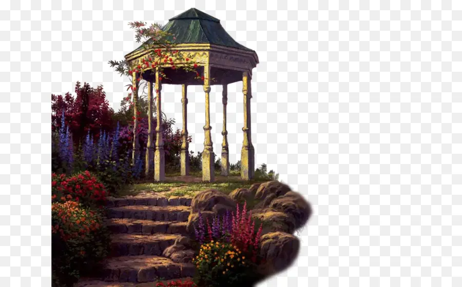 Gazebo De Oración，Cuadro PNG