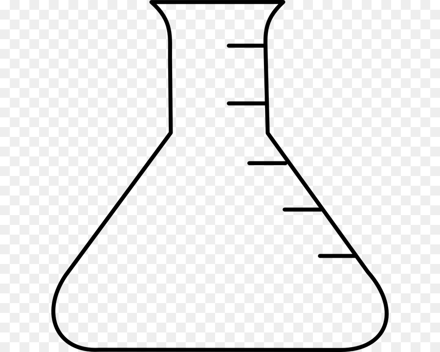 Frascos De Laboratorio，Matraz De Erlenmeyer PNG