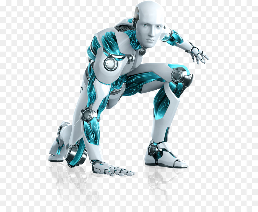 Robot Agachado，Futurista PNG