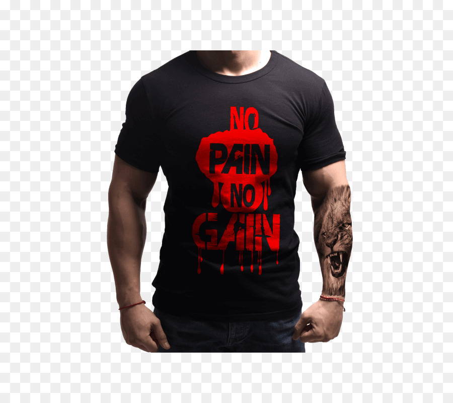 Camiseta Sin Dolor Sin Ganancia，Ropa PNG