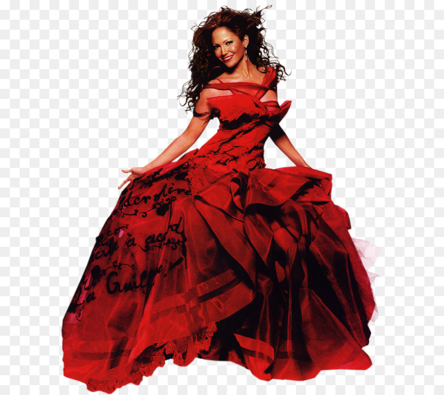 Mujer En Vestido Rojo，Vestido PNG