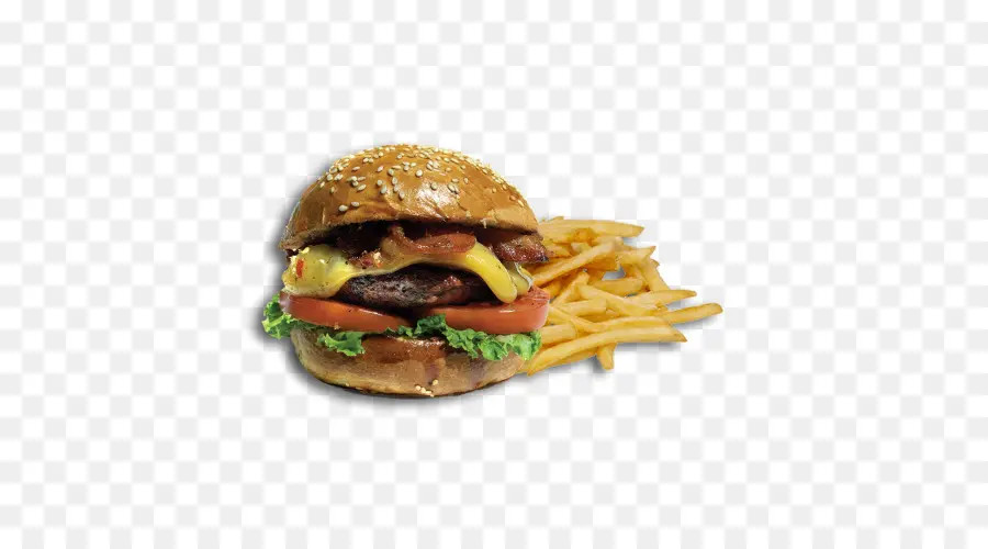 Hamburguesa，Papas Fritas PNG