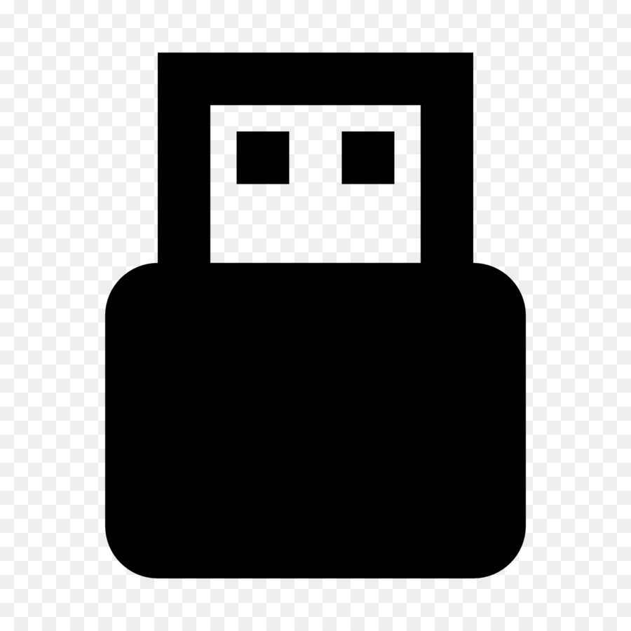 Icono Usb，Negro PNG