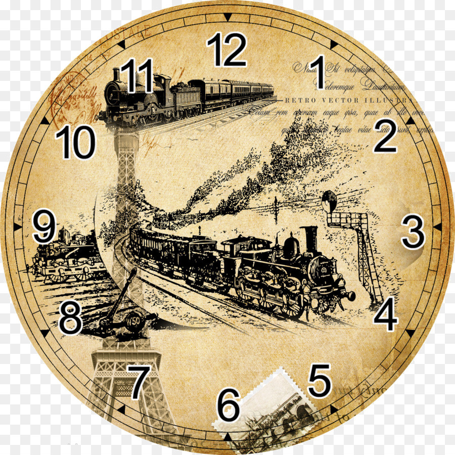 Tren，Reloj PNG