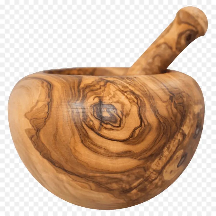 Mortero Y Maja De Madera，Amoladora PNG