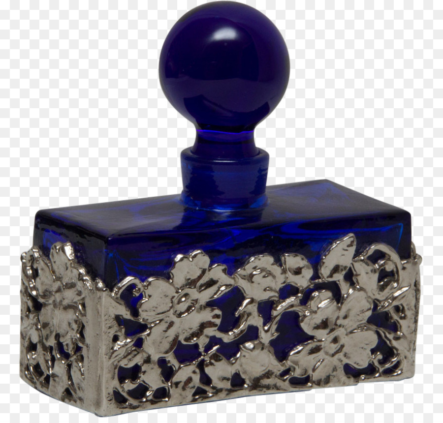 Botella De Perfume Azul，Perfume PNG