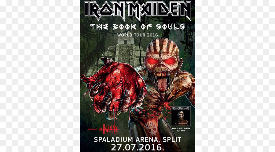 Book Of Souls World Tour，Iron Maiden Tour PNG