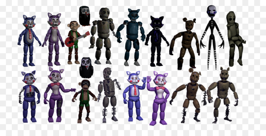 Personajes Animatrónicos，Robots PNG