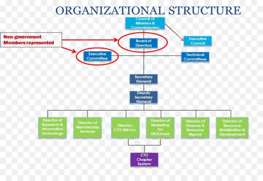 Organización，La Junta De Directores PNG