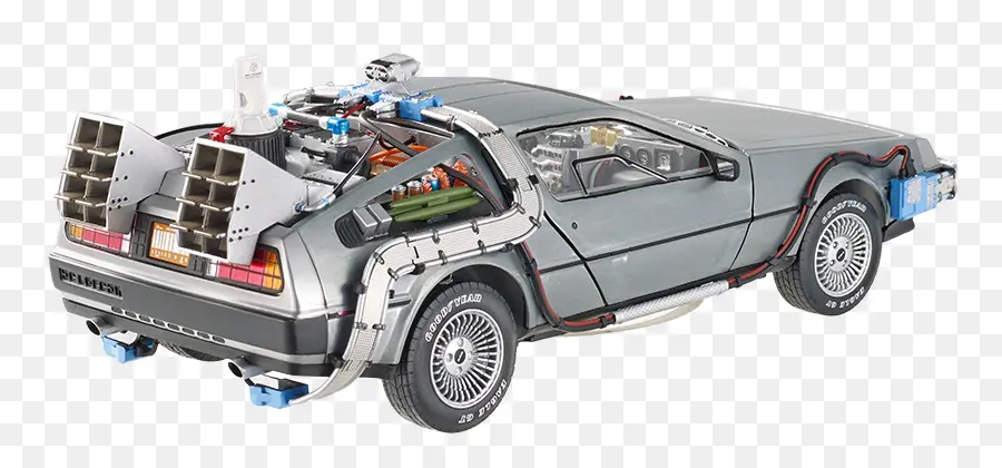 Coche，Máquina Del Tiempo Delorean PNG