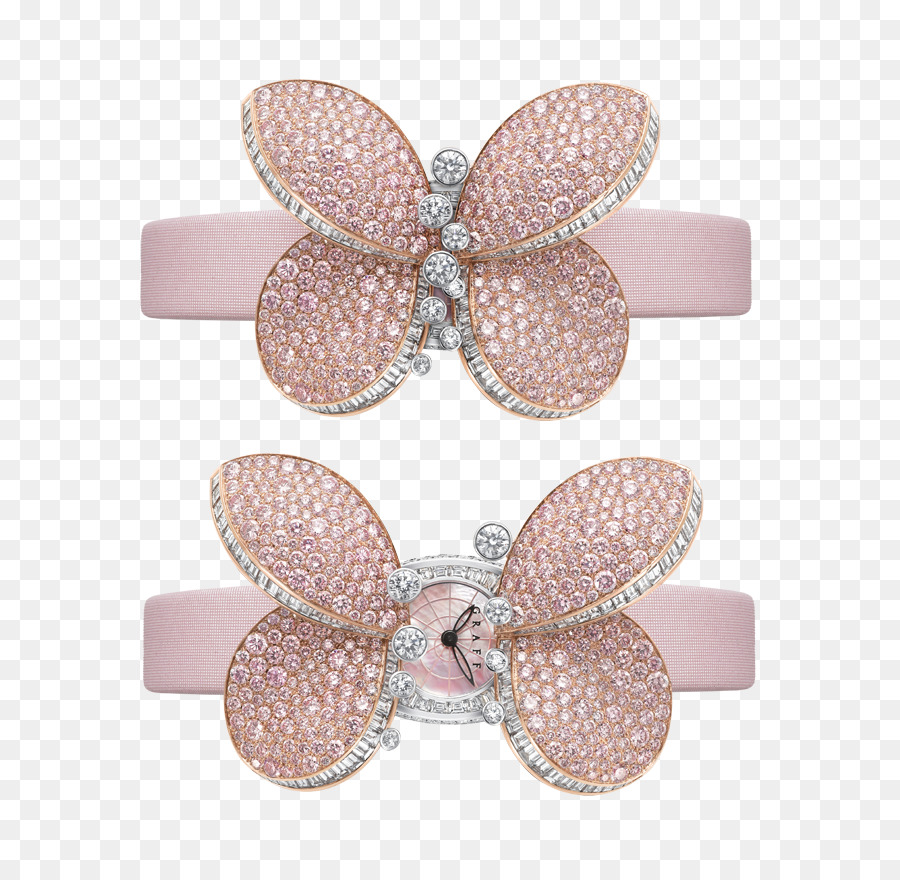 Reloj Mariposa，Joyas PNG