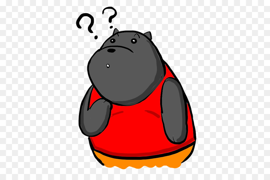 Signo De Interrogación，Oso PNG