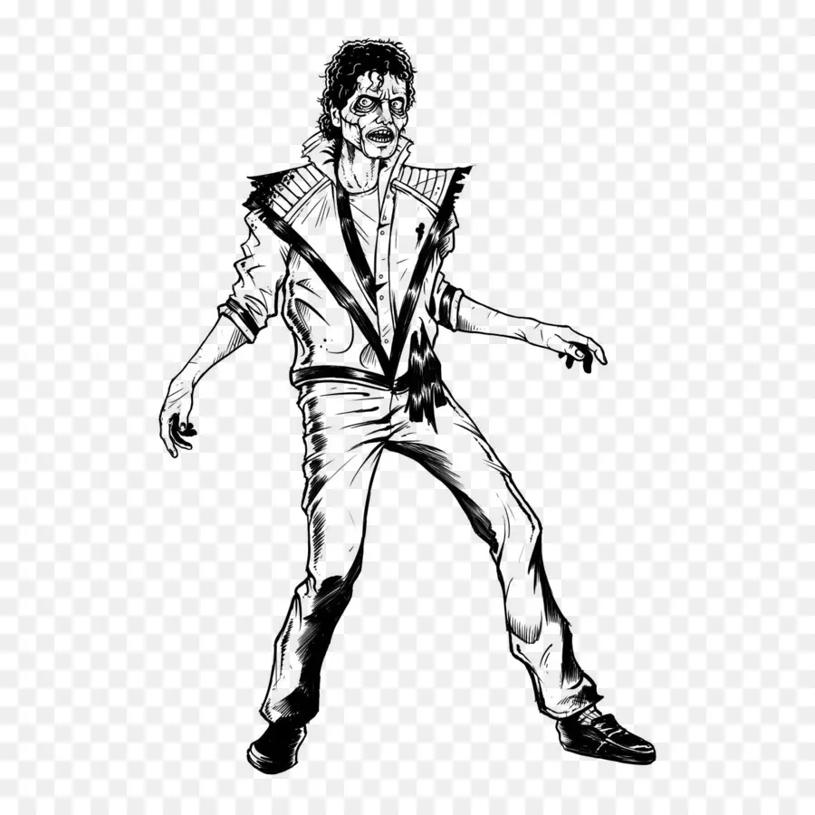 Thriller，Libro Para Colorear PNG