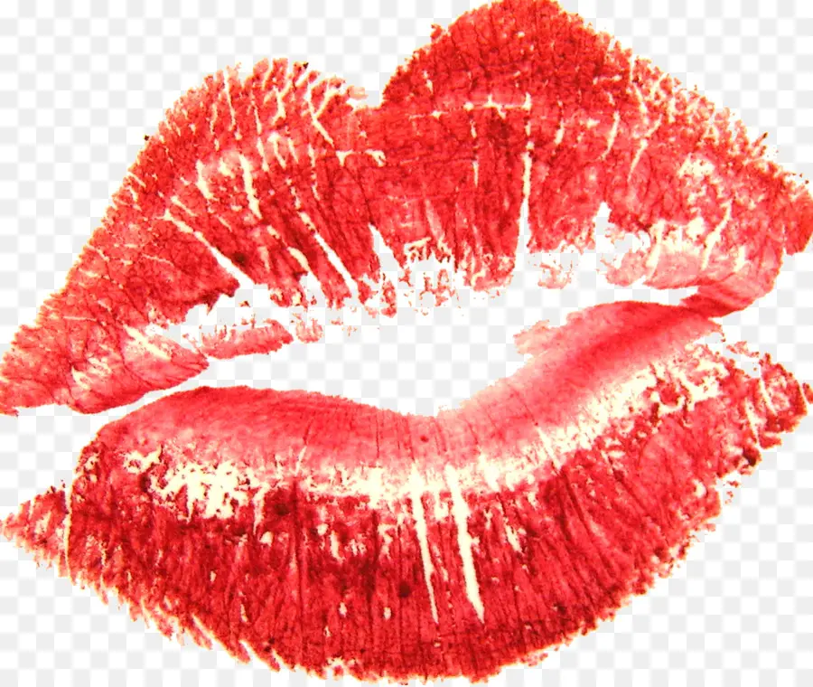 Beso De Lápiz Labial Rojo，Labios PNG