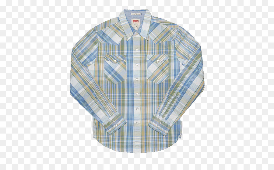 Camisa Azul，Abotonado PNG