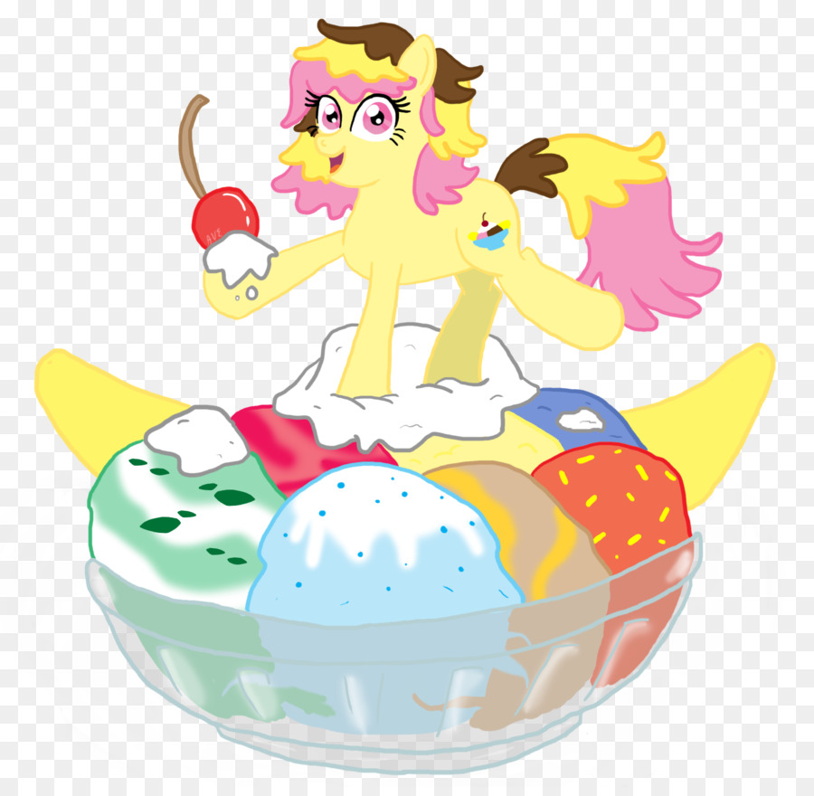 Banana Split，El Helado De Chocolate PNG