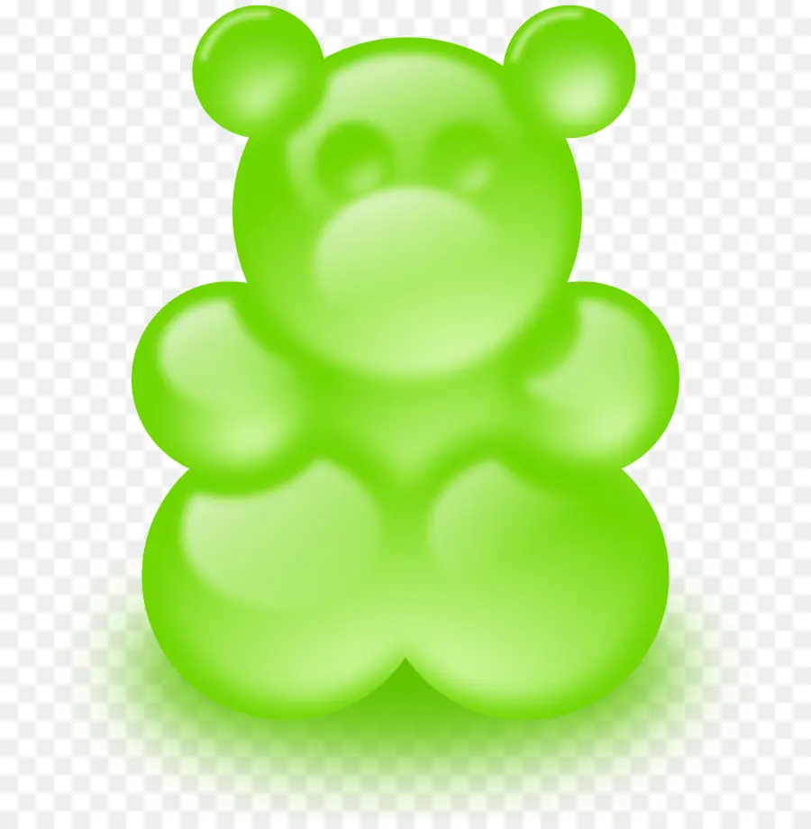 Gummy Bear，Goma Caramelo PNG