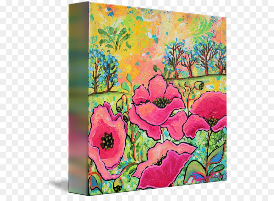 Pintura，Diseño Floral PNG