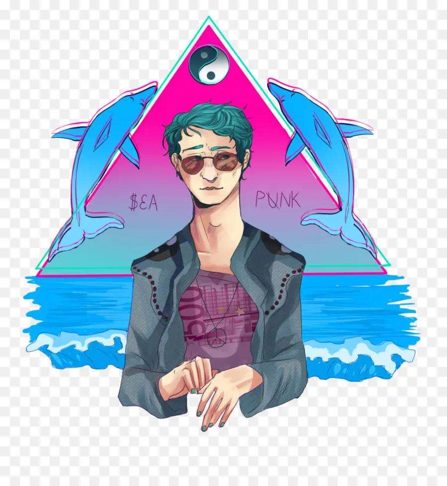 Seapunk，Dibujo PNG