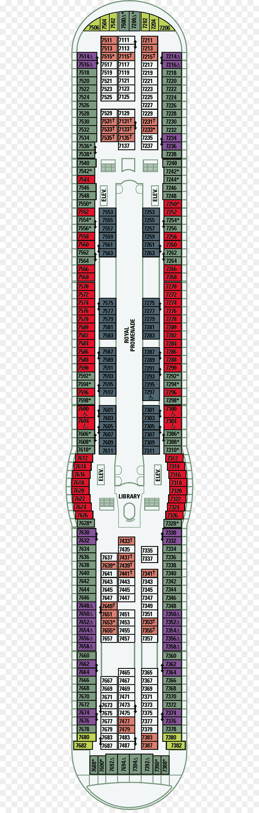 Ms Mariner Of The Seas，Cubierta PNG