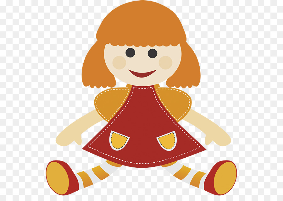 Muñeca De Trapo，Vestido Rojo PNG