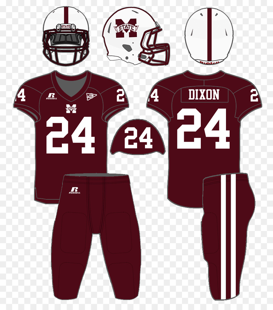 Jersey，Mississippi State Bulldogs Fútbol PNG
