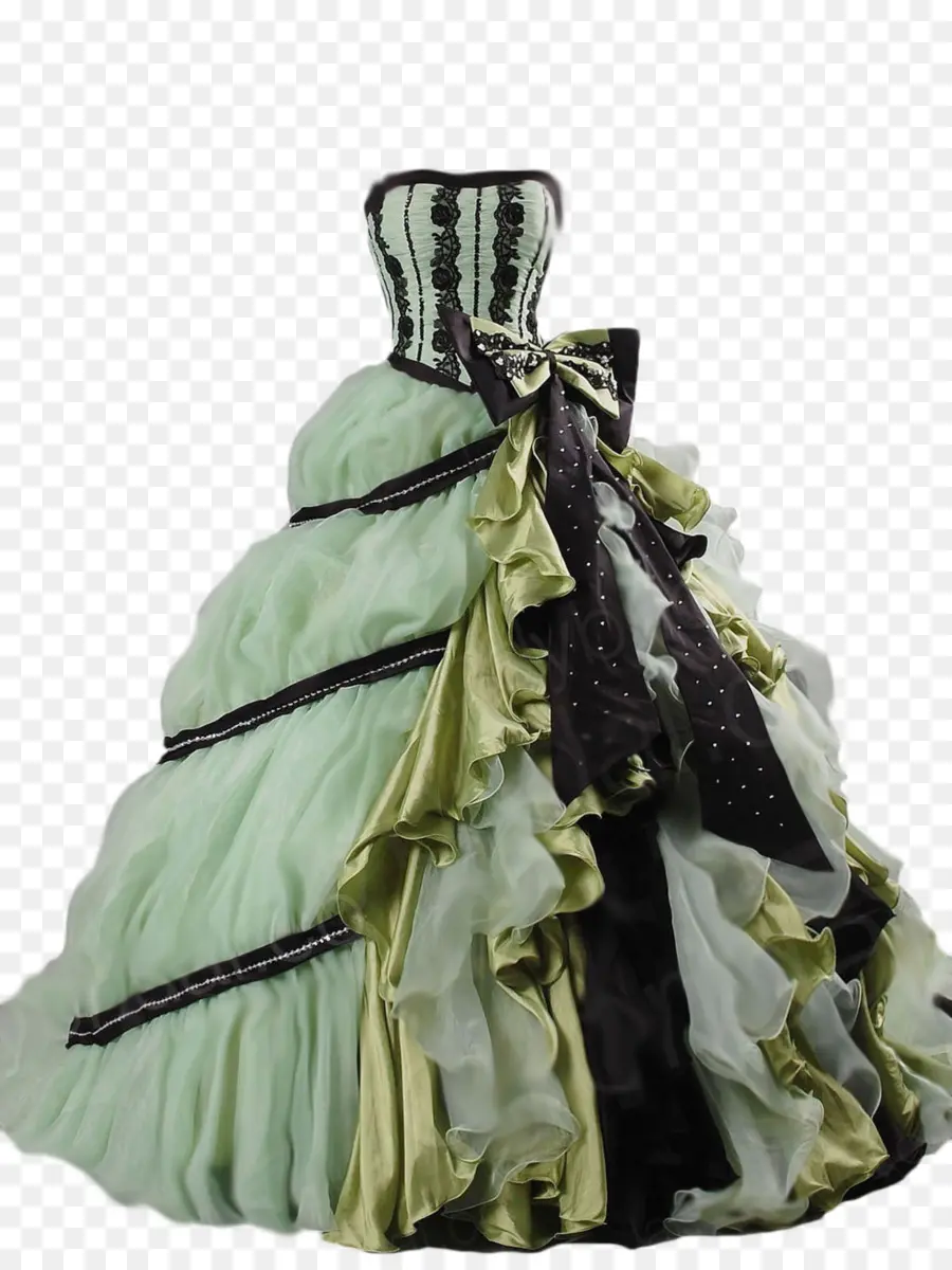 Vestido，Verde PNG