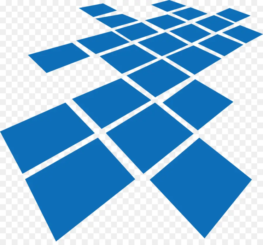 Azulejos Azules，Geométrico PNG