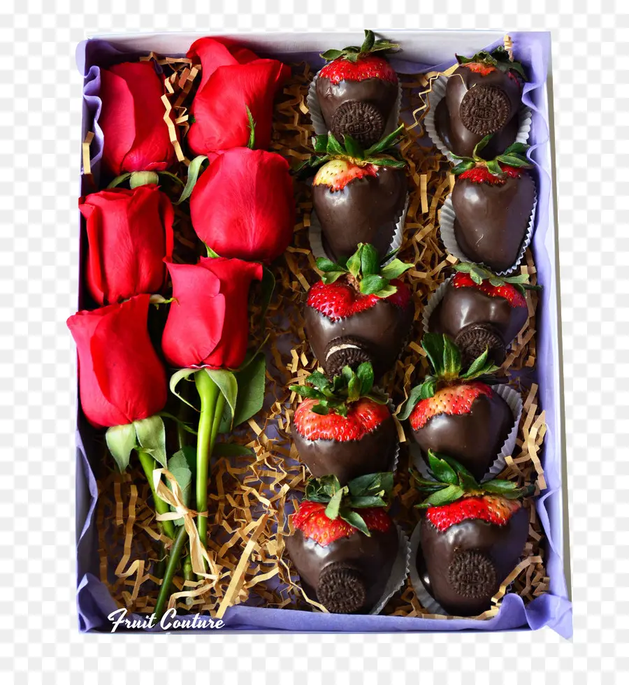 Fresas Con Chocolate，Rosas PNG