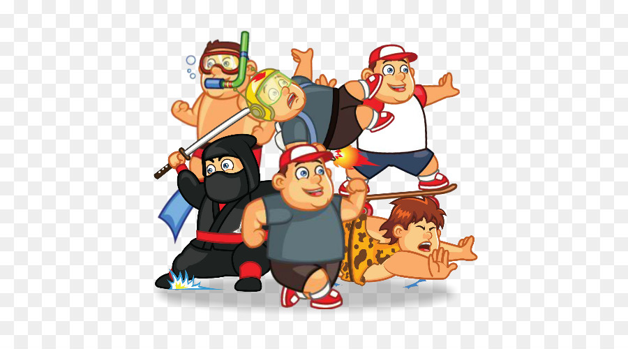 Personajes De Dibujos Animados，Grupo PNG