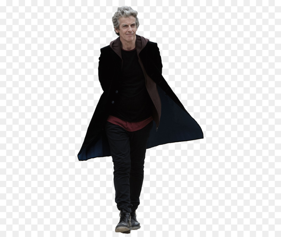 Hombre En Abrigo，Caminando PNG