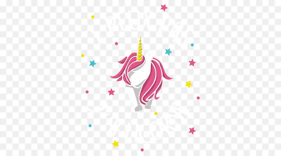 Cabeza De Unicornio，Rosa PNG