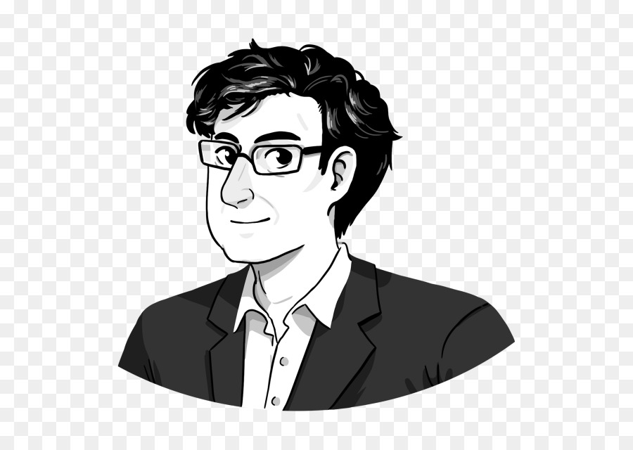 Hombre Con Gafas，Dibujos Animados PNG