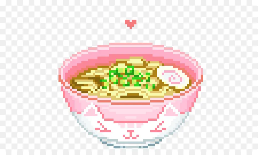 Ramen，Pixel Art PNG