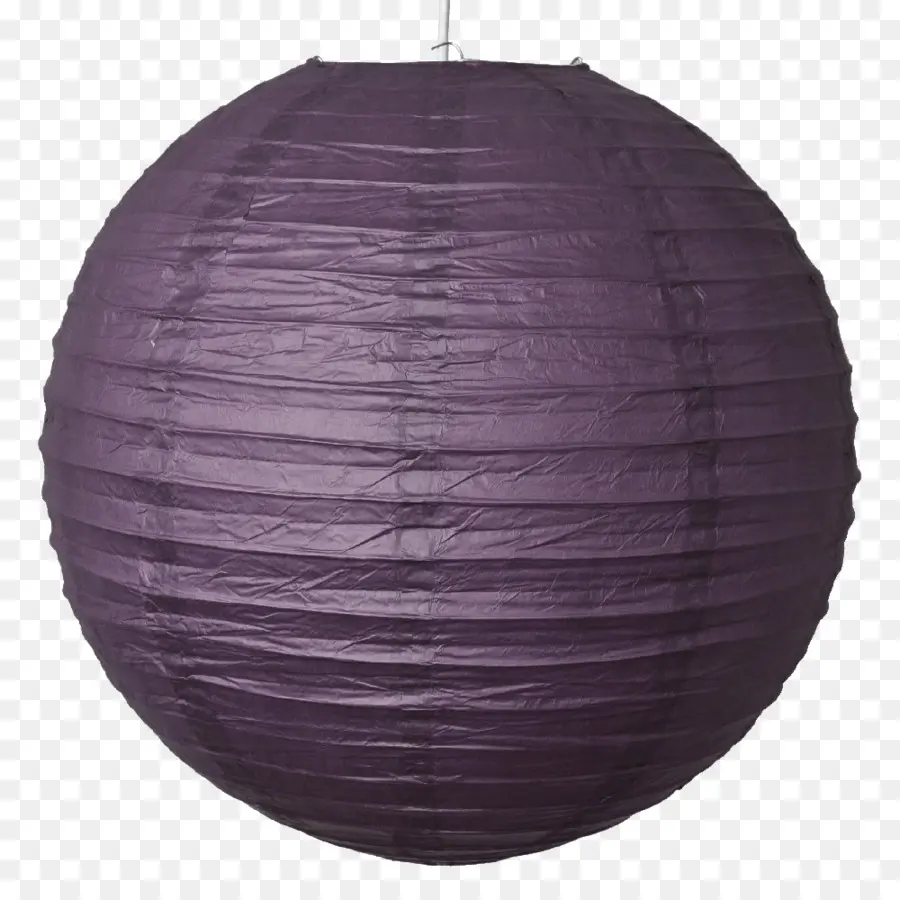 Linterna De Papel Morada，Decoración PNG