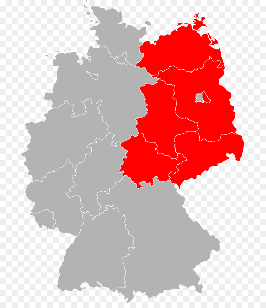 Mapa De Alemania，Regiones PNG