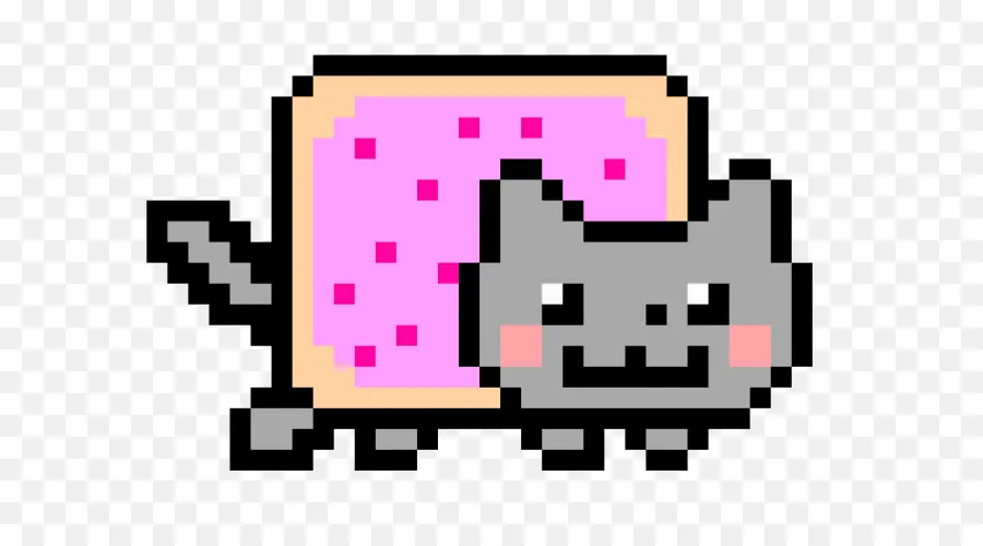 Nyan Cat，Pixel Art PNG