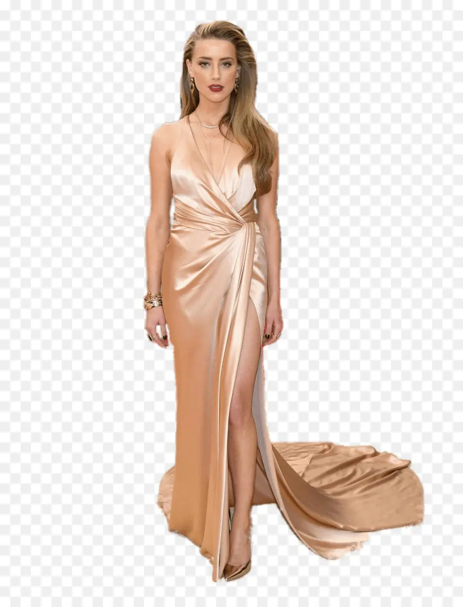 Vestido Dorado，Vestido PNG